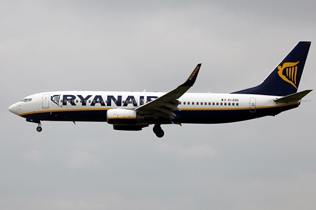 Boeing 737-800 (EI-EBD) - OF THE 104 RYANAIR AIRCRAFT WHICH VISITED OUR AIRPORT DURING NOVEMBER 2012 THERE WERE 70 DIFFERENT REGISTRATIONS.