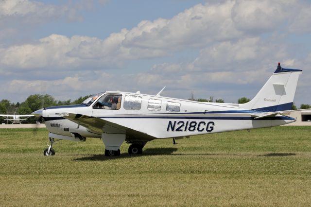 Beechcraft Bonanza (36) (N218CG) - On flightline