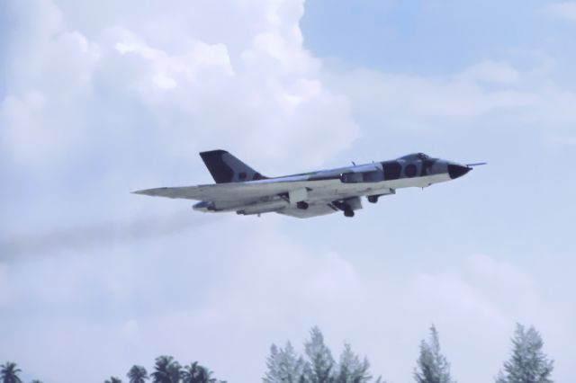 — — - RAF Avro Vulcan B.1 in transit Butterworth (WMKB) mid 1970s.