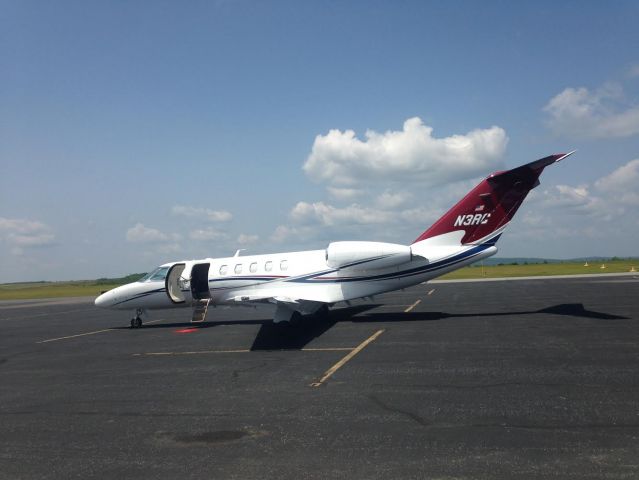 Cessna Citation CJ4 (N3RC) - Richard Childress Jet at KZER for an meet and greet at Yuengling Brewery. 