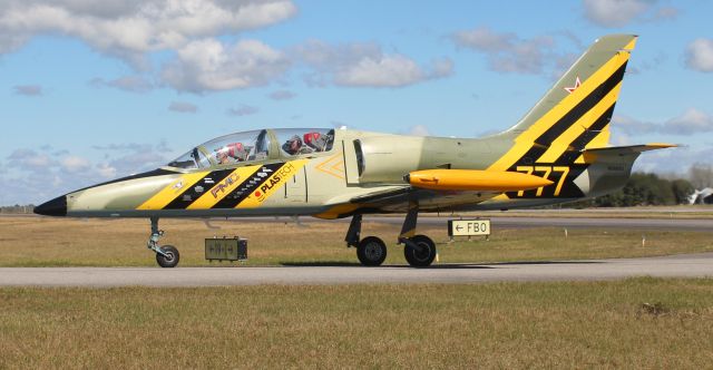 Aero L-39 Albatros (N5683D) - An Aero Vodochody L-39C ALbatros taxiing at H.L. Sonny Callahan Airport, Fairhope, AL, during the Classic Jet Aircraft Association 2019 Presidential Fly-In and Convention - February 27, 2019.