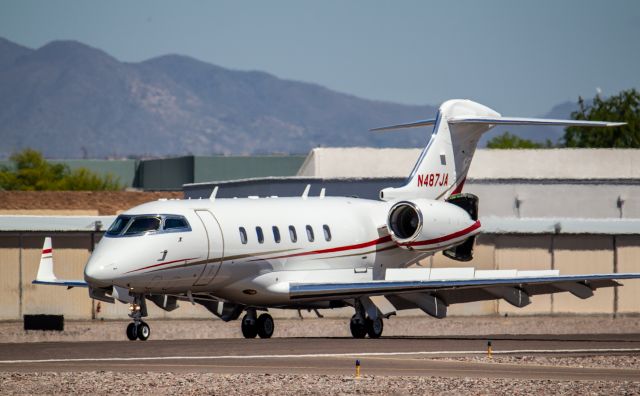 Bombardier Challenger 300 (N487JA) - Spotted at KSDL on April 19, 2020