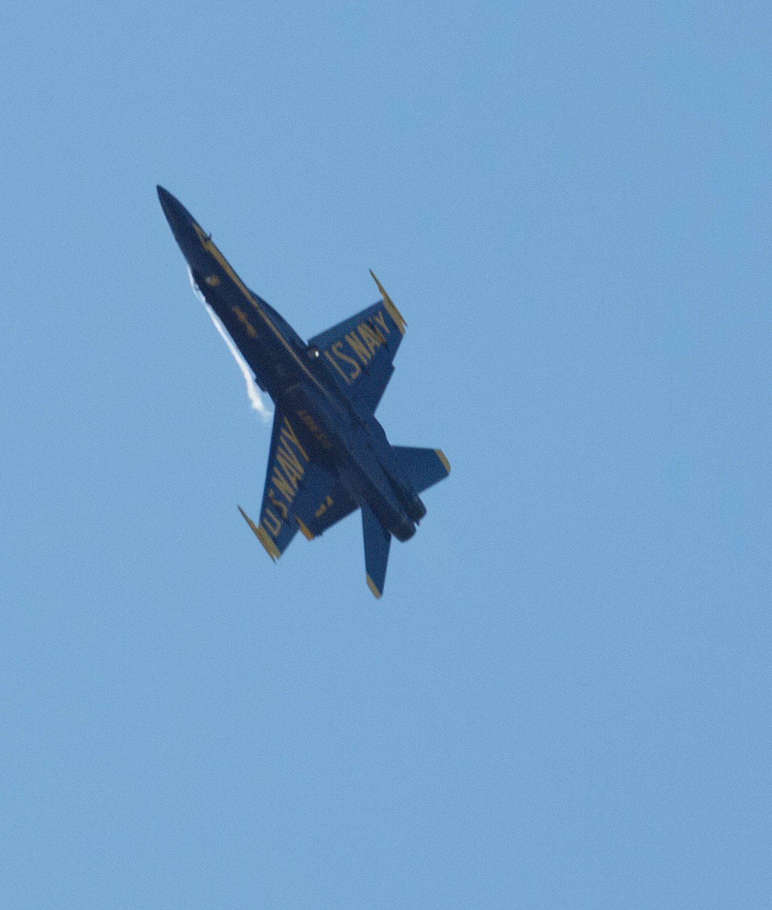 — — - Blue Angels @ KTVC performing during the Cherry Festival at Traverse City, MI