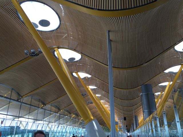 — — - Inside the Intercontinental Terminal 4, shortly after departing my 10.5 hour flight from Los Angeles on IBE6170.