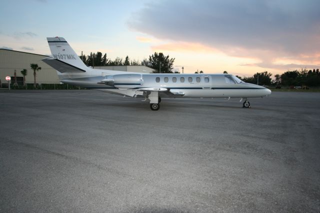 Cessna Citation V (N107MK) - N107MK on Ramp Scott MacDonald Aircraft Sales, Inc. Stuart FL 