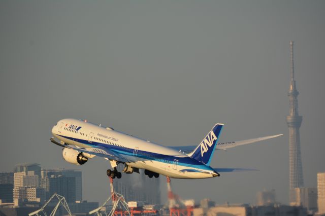 Boeing 787-8 (JA876A) - Oct.15.2016br /RWY34R Take off !!