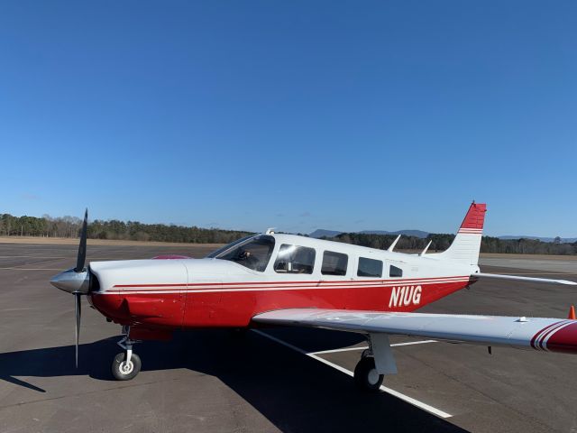 Piper Saratoga (N1UG) - On the ramp at Savannah