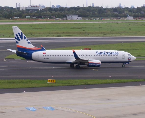 Boeing 737-800 (TC-SNR) - Photographed during August 2014 C/N 40754