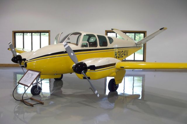 N3124V — - In the Beechcraft Heritage Museums newly constructed Barron-Bonanza Hanger.
