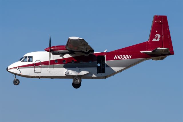 NURTANIO Aviocar (N109BH) - JUMPR12 returning to Redmond after inserting smoke jumpers on a nearby wildfire.