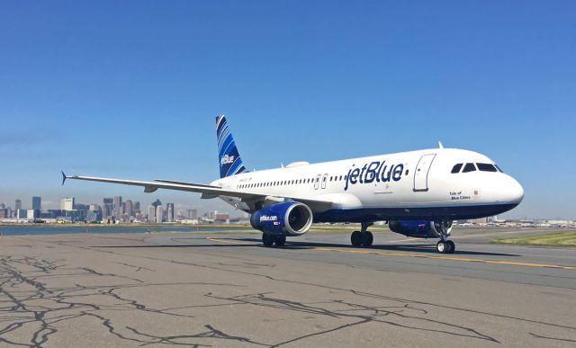 Airbus A320 (N591JB) - A Tale of Blue Cities