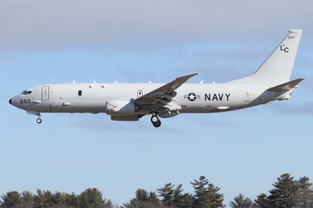 Boeing P-8 Poseidon (16-9550) - 'TIGER 10' arriving from Jacksonville. From Patrol Squadron Eight (VP-8) stationed at Naval Air Station Jacksonville.