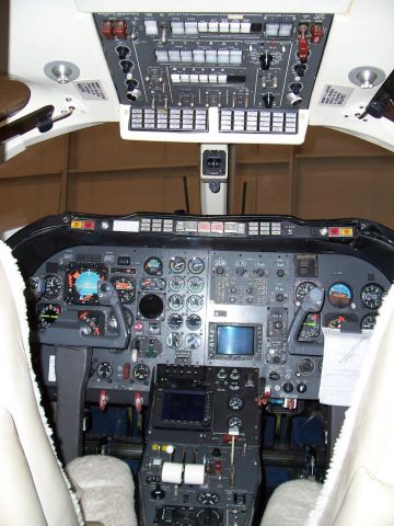 Mitsubishi MU-300 Diamond (N110DS) - Flight deck of Airborne Critical Care, LLCs MU-300 aircraft AKA Critical Care One