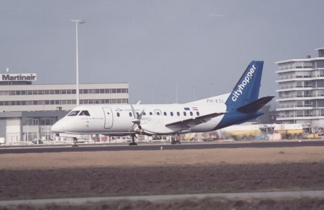 Saab 340 (PH-KSL) - KLM Cityhopper SF340 cn340B-270 jrn 90