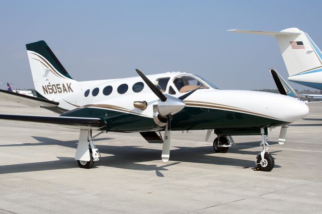 Cessna Conquest 1 (N505AK) - On the ramp in MYR