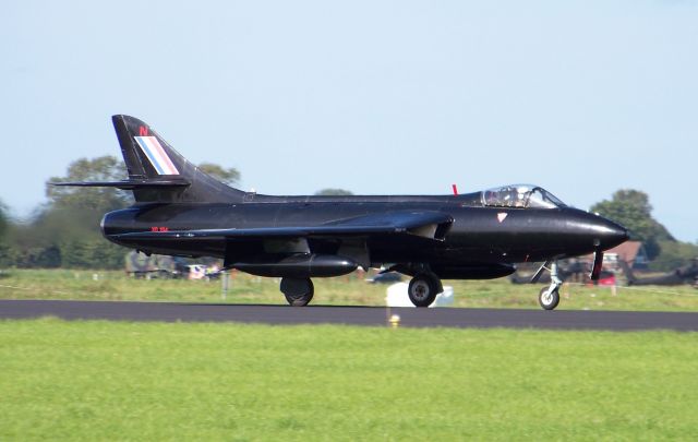 Hawker Hunter (SXD194) - A 1956 Hunter FGA.9 at Volkel Air Base, Netherlands in September 2011.