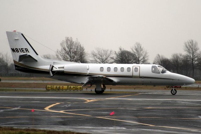 Cessna Citation II (N81ER) - Landing on rwy 19 on 9-Jan-07.  Reregistered N81LR 15-Sep-07, N140TF 29-Mar-08 then PR-PAB 7-Dec-09.