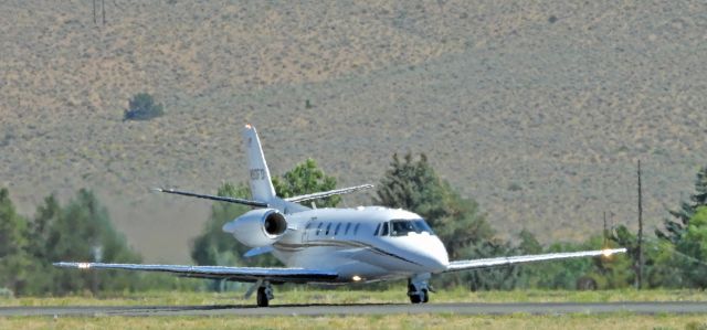 Cessna Citation Excel/XLS (N90FD) - Departing from 27 at Carson City