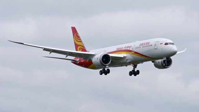 Boeing 787-9 Dreamliner (B-7839) - BOE784 on final to Rwy 16R to complete a B1 flight on 8/6/16. (ln 465 / cn 62714).