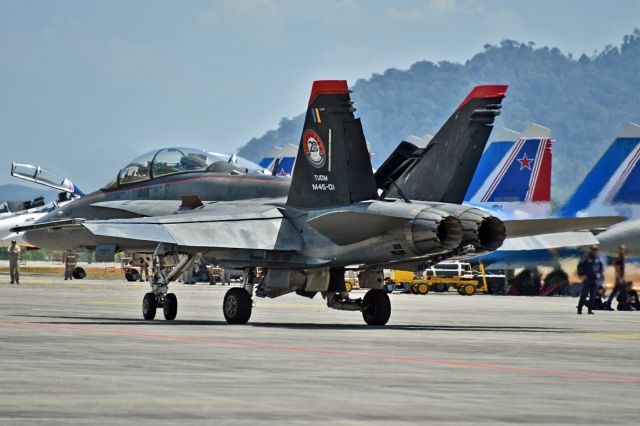 McDonnell Douglas FA-18 Hornet (M4501) - Royal Malaysian Air Force at Langkawi International Maritime and Aerospace Exhibition (LIMA'19)