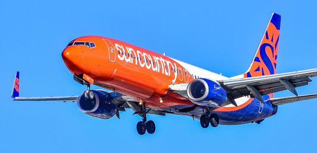 Boeing 737-800 (N832SY) - N832SY Sun Country Airlines Boeing 737-8KN s/n 40243 - Harry Reid International Airport  KLASbr /Photo: TDelCorobr /January 16, 2024