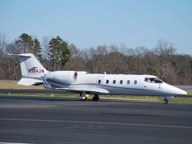 Learjet 60 (ELJ384) - at KJQF - 1/18/13