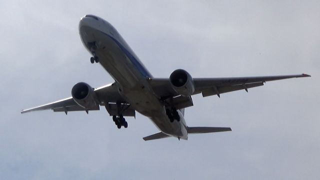 BOEING 777-300ER (JA777A) - A very fitting registration for this aircraft! JA777A arriving into ORD from Narita!