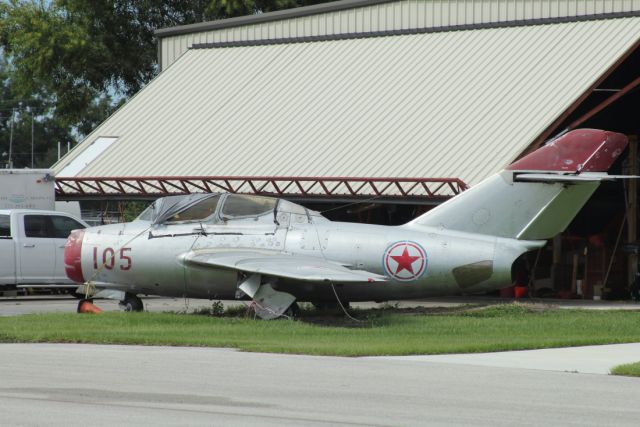 PZL-MIELEC SBLiM-2 — - 15/10/2022:  A MIG-15 on the ground at Stuart airport.