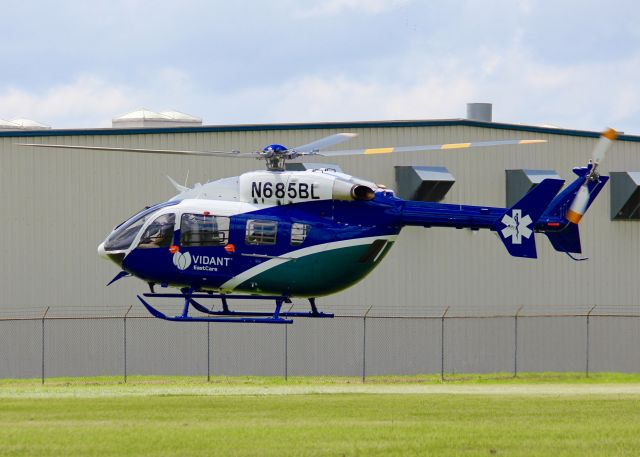 KAWASAKI EC-145 (N685BL) - At Metro Aviation. Airbus Helicopters MBB-BK 117 C-2E