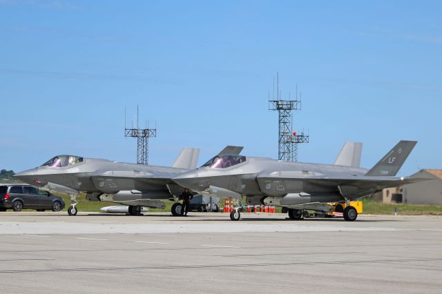 Lockheed F-35C (13-5072) - F-35A Lightning II's from USAF F-35A Lightning II Demonstration Team just before 5081 departed for the Cleveland National Air Show on 31 Aug 2019. 