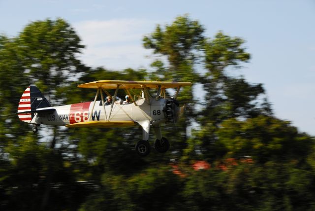 N68W — - Stearman low-pass during Moontown Airport fly-in in Alabama.