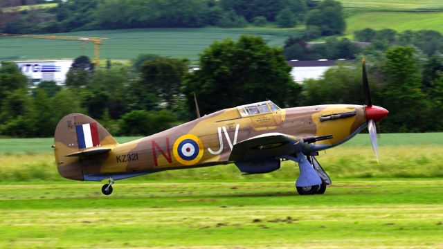 Hawker Sea Hurricane (OO-HUR) - Airport Kerwe