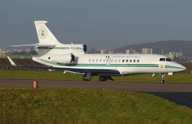 Dassault Falcon 7X (5N-FGU) - 14/12/2013 Nigerian Air Forcebr /Departure 25