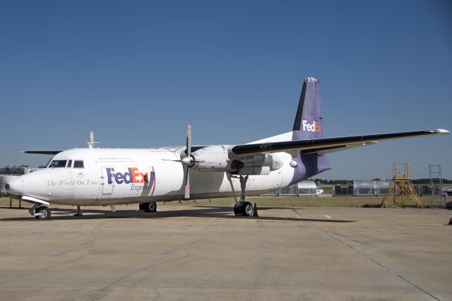 FAIRCHILD HILLER FH-227 (N718FE) - Seen at KATL on 10/16/2010.