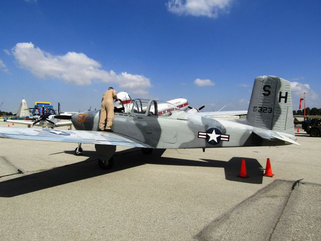 Beechcraft Mentor (N57ZZ) - On display at Fullerton Airport Day 5.13.2017