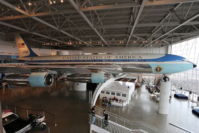 SAM27000 — - VC-137C - a modified Boeing 707, Presidential airplane photographed at Ronald Reagan Presidential Library in Simi Valley, California on Dec. 07, 2013.