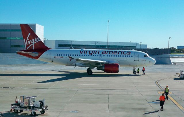 Airbus A319 (N527VA) - Virgin America A319-112 N527VA at DAL on Nov 18, 2015.