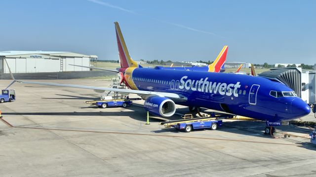 Boeing 737-800 (N8302F) - Taken on August 14, 2022br /br /WN2866 to LAS