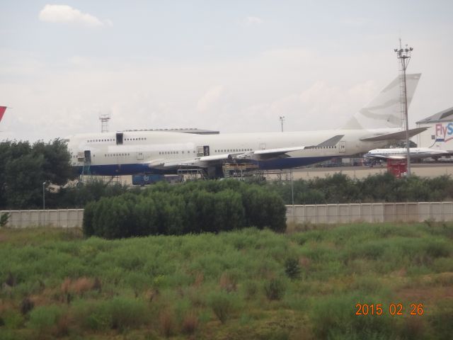 Boeing 747-400 — - A old aircraft in JNB Airport