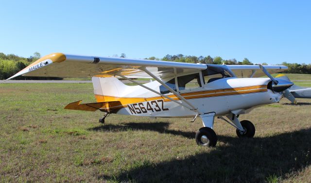 MAULE M-5 Strata Rocket (N5643Z) - A Maule M-5-180C at the April EAA 683 Breakfast Fly-In at Joe Starnes Field, Guntersville Municipal Airport, AL - April 8, 2017.