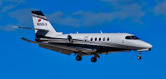 Cessna Citation Latitude (N550LV) - N550LV Cessna 680A Citation Latitude s/n 680A-0066 - North Las Vegas Airport  KVGTbr /Photo: TDelCorobr /January 25, 2023 