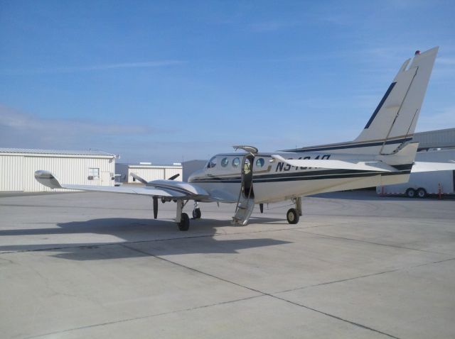 Cessna 340 (N340AB) - Jupiter before leaving Tampa for Melbourne 2012