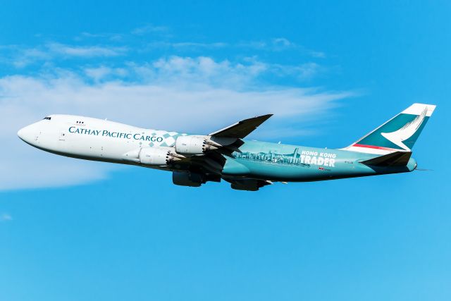BOEING 747-8 (B-LJA) - The Hong Kong Trader departing DFW for LAX
