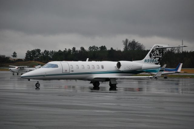 Learjet 45 (N998AL) - ALEX LYON & SON SALES MANAGERS & AUCTIONEERS INC parked at KJQF - 3/14/09