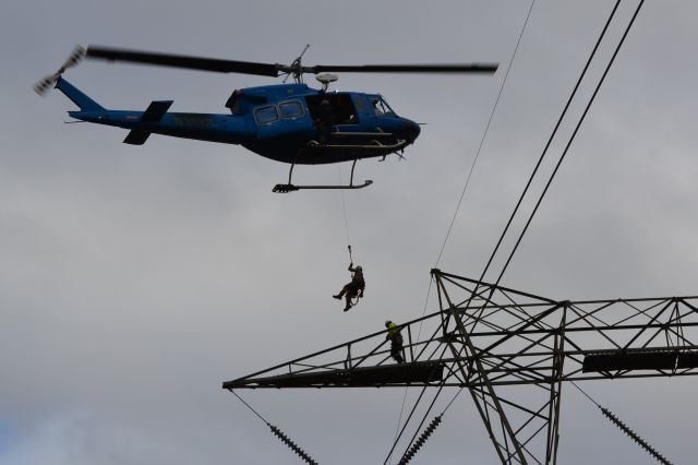 Bell VH-1 (N36WL) - CORPAT INC came out of KRUQ, doing work on Duke Energy towers in Huntersville, Cornelius, and Davidson, NC - 11/9/20