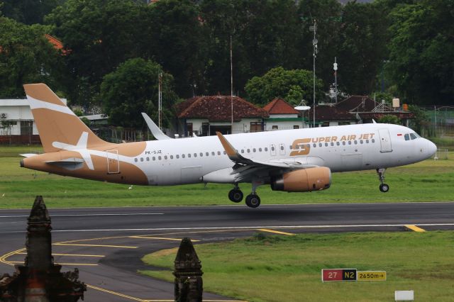 Airbus A320 (PK-SJZ)