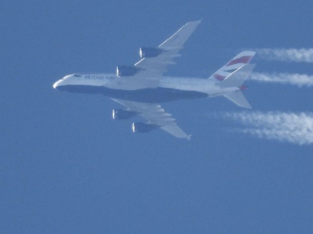 Airbus A380-800 (G-XLED) - BAW31Fbr /LHR-DFWbr /10/18/22