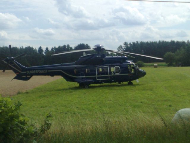 PUMA332 — - Helicopter - Bundespolizei - Super Puma 332  / sorry, Handy photo