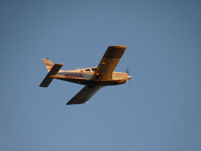 Piper Cherokee (N55518) - January 27, 2012 departing Runway 20