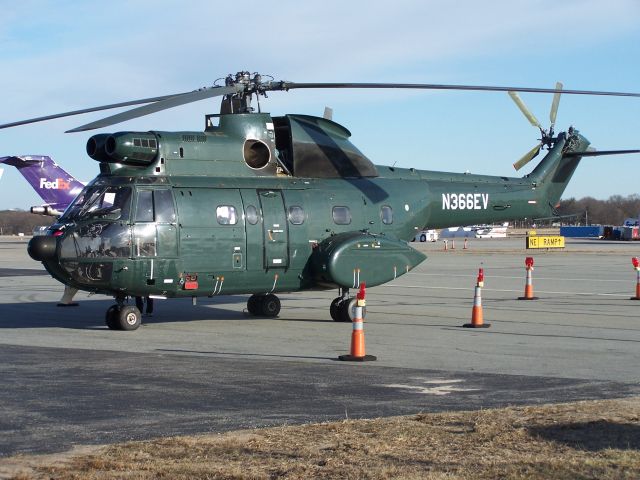 N366EV — - N366EV SNIAS 330 undergoing testing at Providence RI